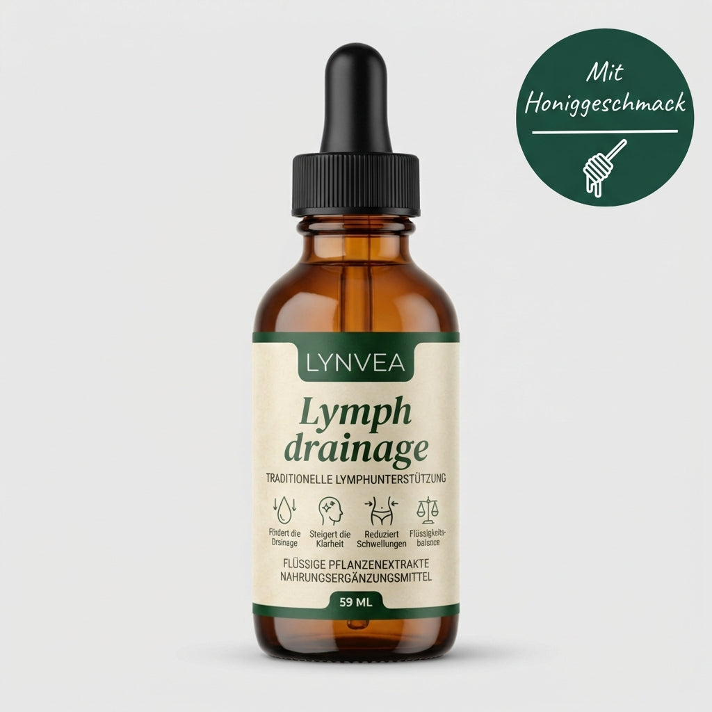 Lynvea Detox-Tropfen – Natürliche Linderung bei Wassereinlagerungen im Gesicht, Bauch und an den Beinen