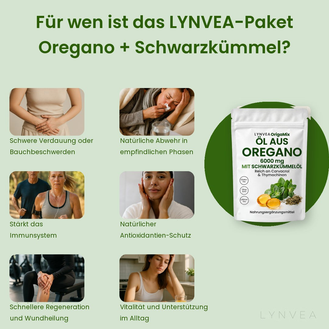 Für wen ist OrigaMix? Verdauung, Abwehrkräfte, Immunsystem, Antioxidantien, Regeneration, Vitalität